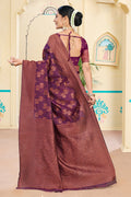 Beige Silk Saree With Blouse Piece