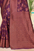 Beige Silk Saree With Blouse Piece