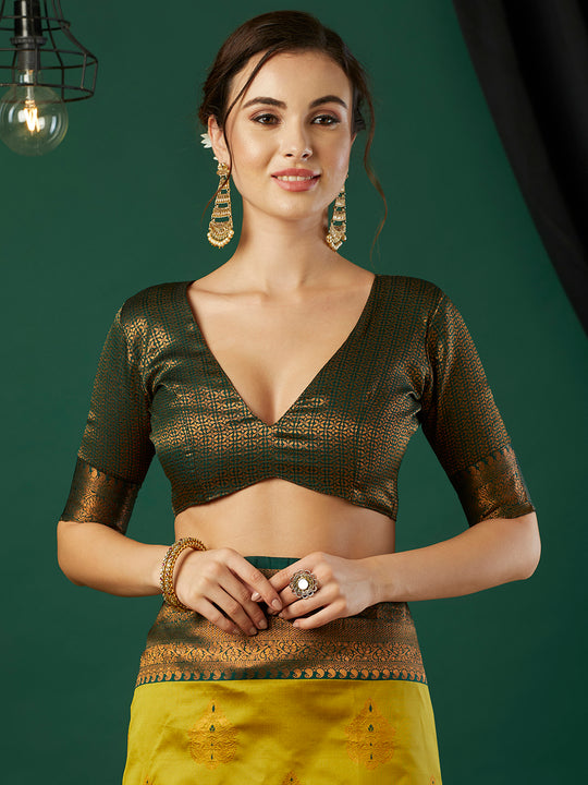 Banarasi Silk Saree With Blouse Piece