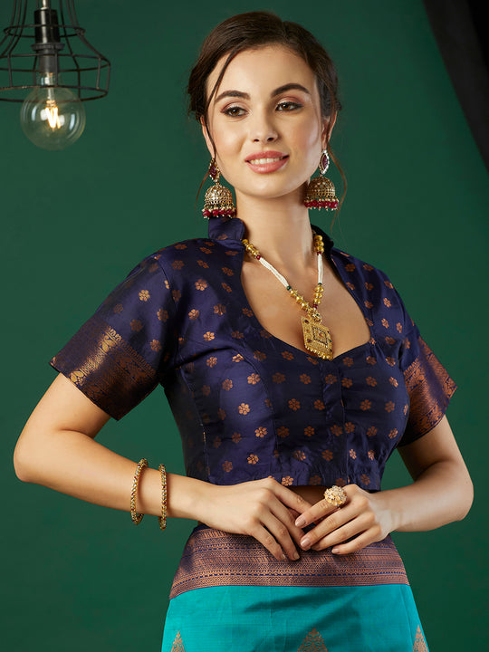 Banarasi Silk Saree With Blouse Piece