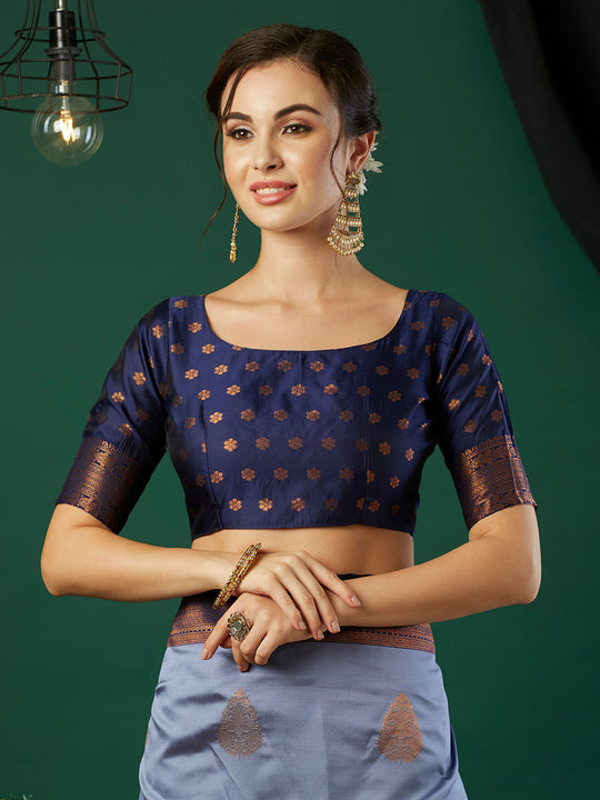 Banarasi Silk Saree With Blouse Piece