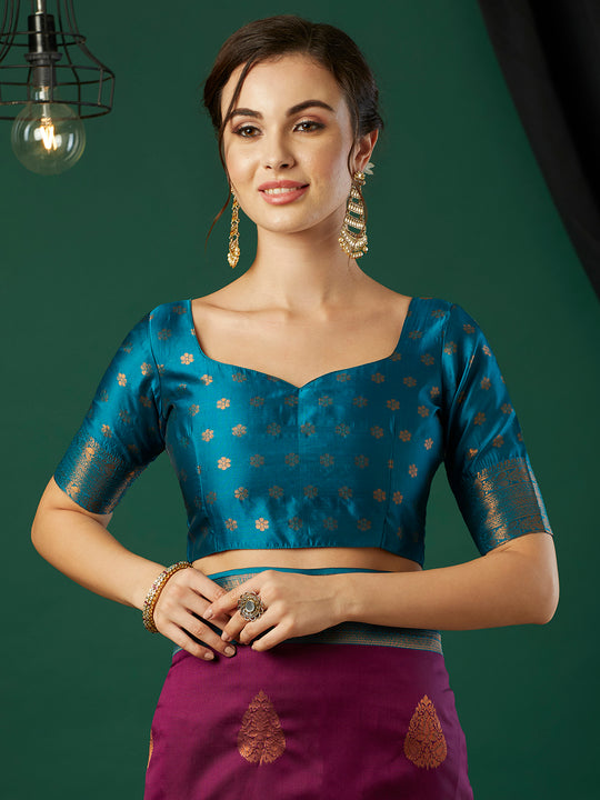 Banarasi Silk Saree With Blouse Piece