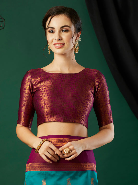 Banarasi Silk Saree With Blouse Piece