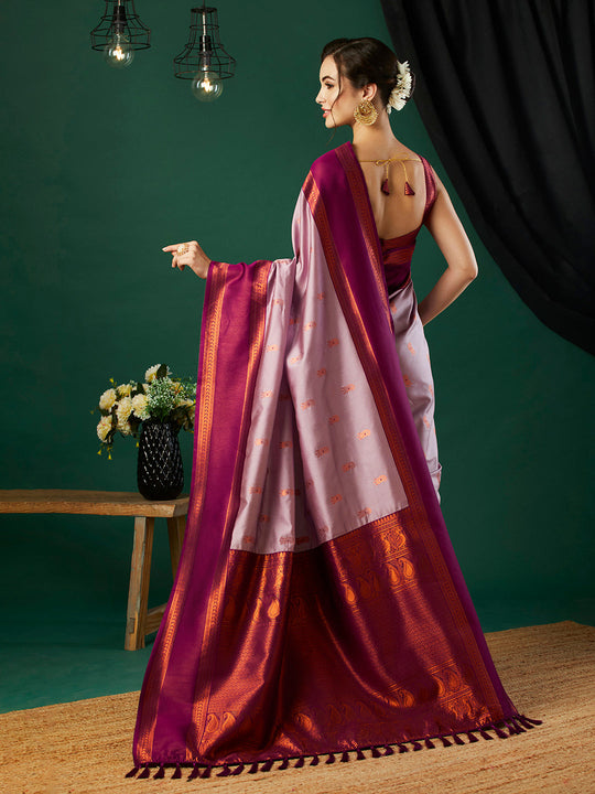 Banarasi Silk Saree With Blouse Piece