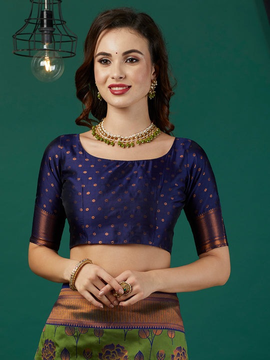 Banarasi Silk Saree With Blouse Piece