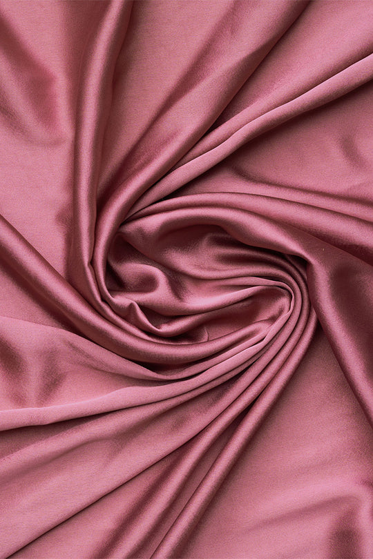 Pink Satin Embroidered Satin Saree