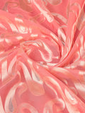 Pink Cotton Saree With Blouse Piece