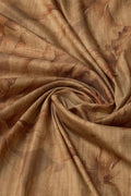 Brown Silk Saree With Blouse Piece