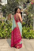 Bandhani Printed Georgette Saree