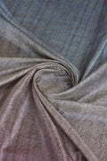 Grey Tussar Silk Saree With Blouse Piece