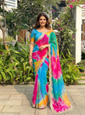 Embellished Lehriya Saree