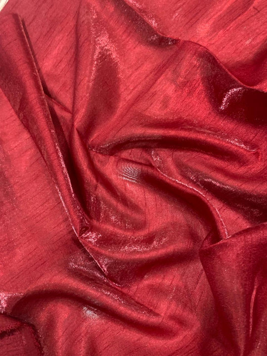 Baby Pink Organza Saree With Blouse Piece