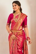 Magenta Pink Paithani Saree