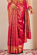 Magenta Pink Paithani Saree