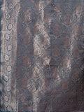Teal Blue Banarasi Silk Saree With Blouse Piece