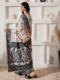 Cream Linen Cotton Saree With Blouse Piece