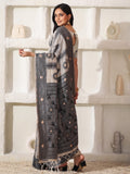 Cream Linen Cotton Saree With Blouse Piece