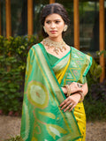 Mustard Soft Silk Saree With Blouse Piece