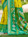 Mustard Soft Silk Saree With Blouse Piece