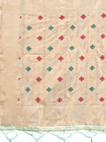 Light Green Linen Cotton Saree With Blouse Piece