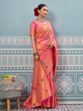 Gajari Silk Saree With Blouse Piece