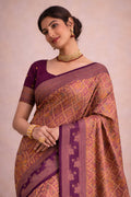 Mustard Gold Soft Silk Woven Work Traditional Saree