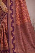 Mustard Gold Soft Silk Woven Work Traditional Saree