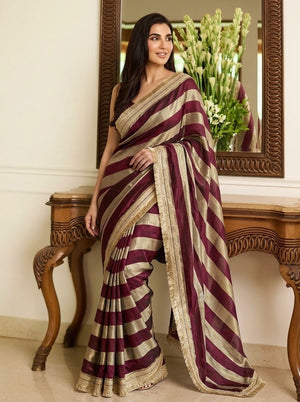 Embellished Embroidered Saree