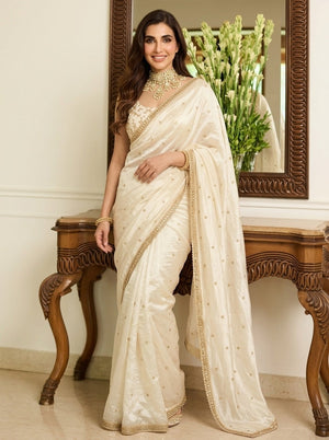 Embellished Embroidered Saree