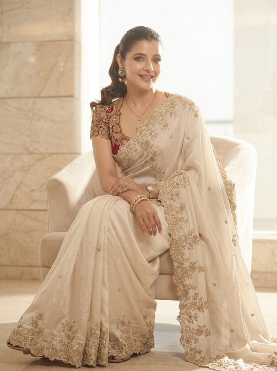 Embellished Embroidered Saree