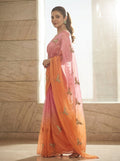 Embellished Sequinned Satin Saree