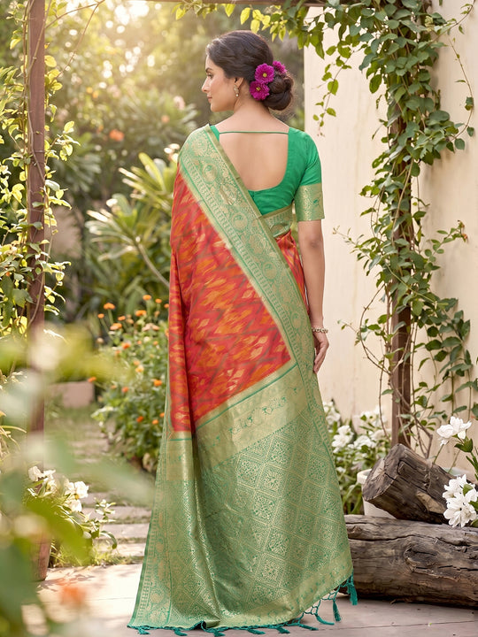 Mustard Soft Silk Saree With Blouse Piece
