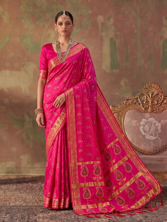 Light Pink Soft Silk Saree With Blouse Piece