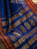 Royal Blue Soft Silk Saree With Blouse Piece