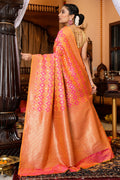 Thulian Pink Silk Saree