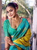 Mustard Soft Silk Saree With Blouse Piece