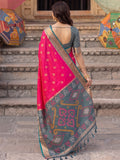 Pink Soft Silk Saree With Blouse Piece