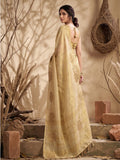Cream Tissue Silk Saree With Blouse Piece