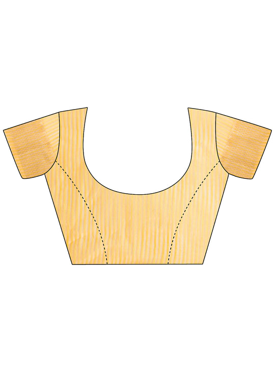 Mustrad Organza Saree With Blouse Piece