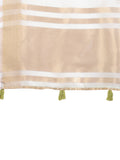 Light Green Cotton Saree With Blouse Piece