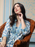Floral Printed Regular Pure Cotton Kurta with Palazzos