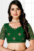 Marigold Yellow Brasso Saree