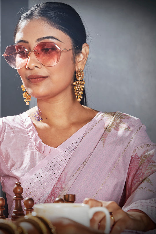 Mint Green Georgette Saree