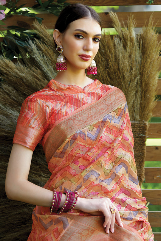 Fancy Digital Print Saree