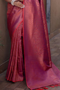 Crimson Red Kanjivaram Saree