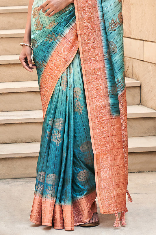 Digital Print Saree Design
