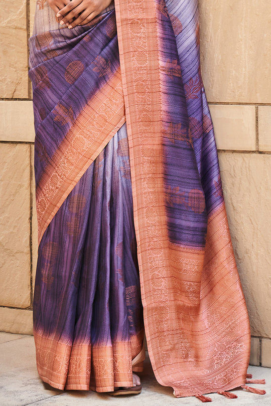 Digital Print Saree Design
