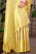Organza saree Border