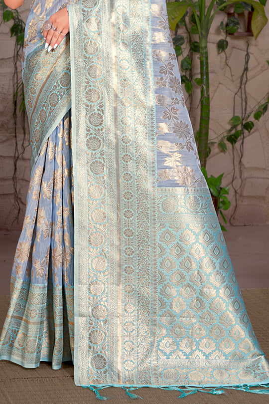 Organza Saree border