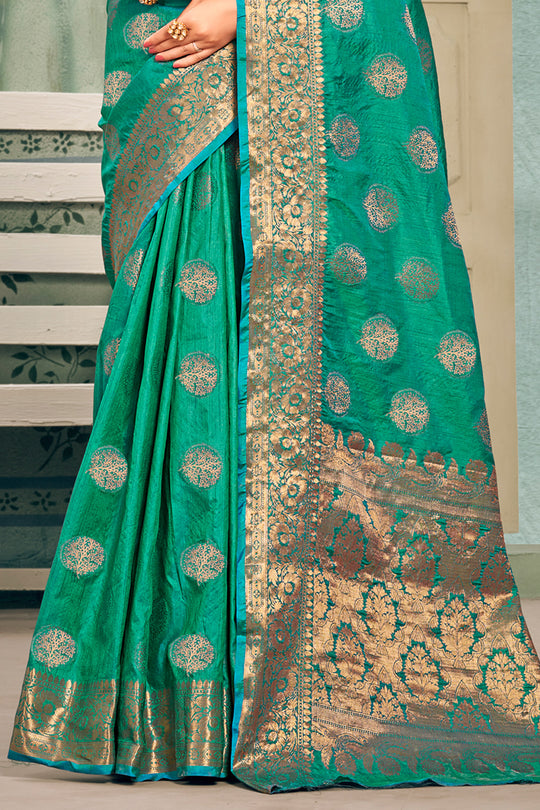 Cotton Silk Saree Pallu